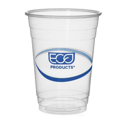 Eco Products rPET Blue Stripe Cold Cup 16 oz EP-CR16